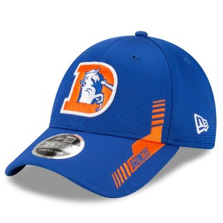 Youth Denver Broncos Royal 2021 NFL Sideline Home 9FORTY Adjustable Hat