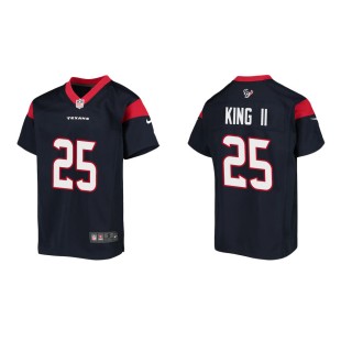 Youth Houston Texans Desmond King #25 Navy Game Jersey