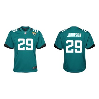 Youth Jacksonville Jaguars Duke Johnson #29 Teal Game Jersey