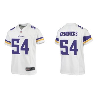 Youth Minnesota Vikings Eric Kendricks #54 White Game Jersey