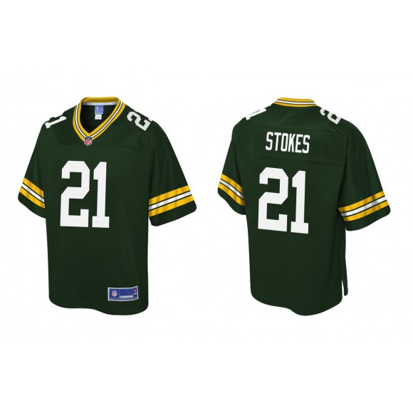 Youth Green Bay Packers Eric Stokes Green Pro Line Jersey