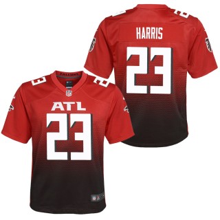 Youth Atlanta Falcons Erik Harris Red 2nd Alternate Game Jersey
