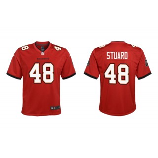 Youth Tampa Bay Buccaneers Grant Stuard Red Game Jersey