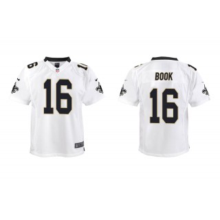 Youth New Orleans Saints Ian Book White Game Jersey