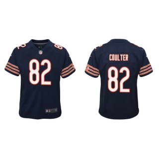 Youth Chicago Bears Isaiah Coulter #82 Navy Game Jersey