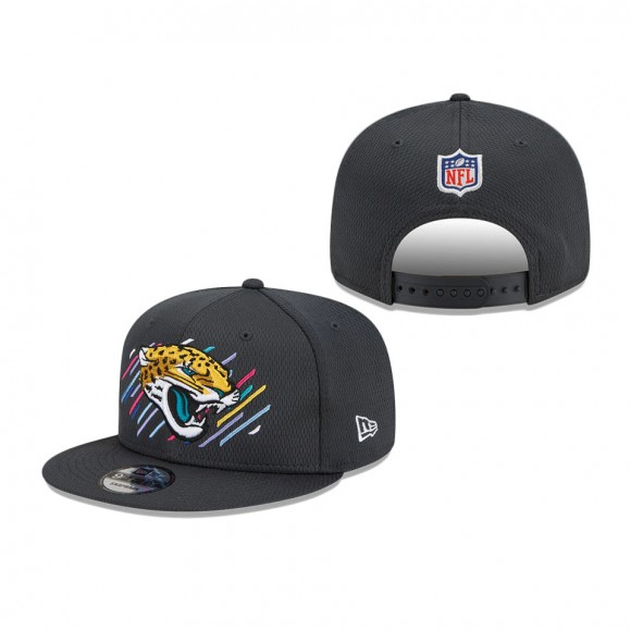 Youth Jaguars Charcoal 2021 NFL Crucial Catch 9FIFTY Snapback Adjustable Hat