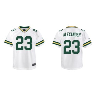 Youth Green Bay Packers Jaire Alexander #23 White Game Jersey