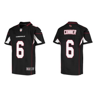 Youth Arizona Cardinals James Conner #6 Black Game Jersey