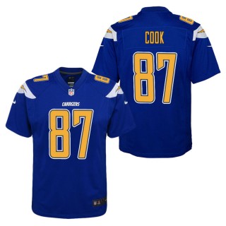 Youth Los Angeles Chargers Jared Cook Royal Color Rush Game Jersey