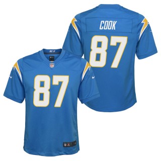 Youth Los Angeles Chargers Jared Cook Powder Blue Game Jersey