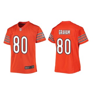 Youth Chicago Bears Jimmy Graham #80 Orange Game Jersey