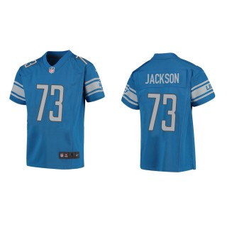 Youth Detroit Lions Jonah Jackson #73 Blue Game Jersey