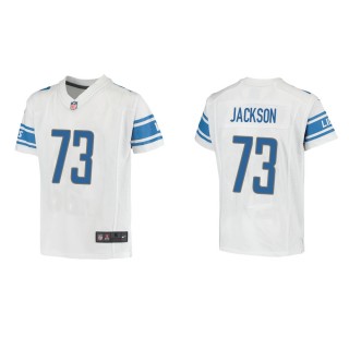 Youth Detroit Lions Jonah Jackson #73 White Game Jersey