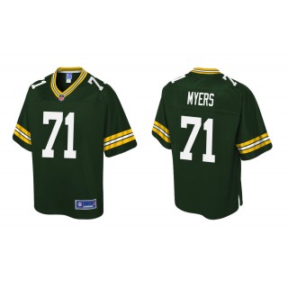 Youth Green Bay Packers Josh Myers Green Pro Line Jersey