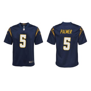 Youth Los Angeles Chargers Josh Palmer #5 Navy Game Jersey