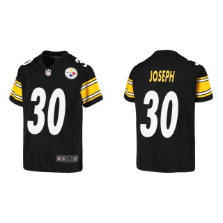 Youth Pittsburgh Steelers Karl Joseph #30 Black Game Jersey