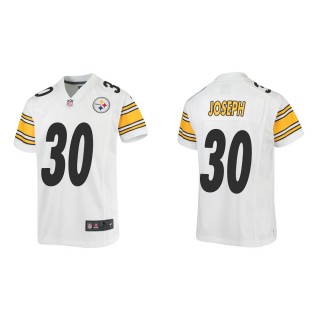 Youth Pittsburgh Steelers Karl Joseph #30 White Game Jersey
