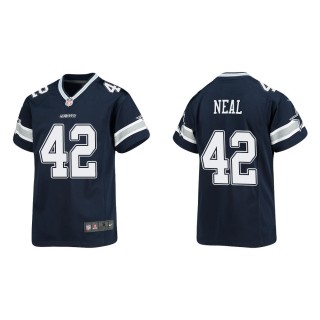 Youth Dallas Cowboys Keanu Neal #42 Navy Game Jersey