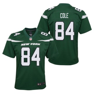Youth New York Jets Keelan Cole Green Game Jersey