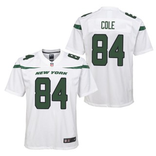 Youth New York Jets Keelan Cole White Game Jersey