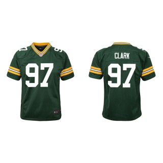 Youth Green Bay Packers Kenny Clark #97 Green Game Jersey