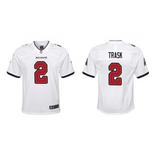 Youth Tampa Bay Buccaneers Kyle Trask White Game Jersey