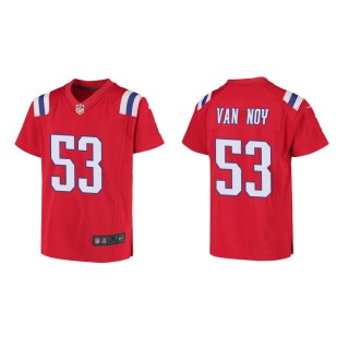 Youth New England Patriots Kyle Van Noy #53 Red Game Jersey