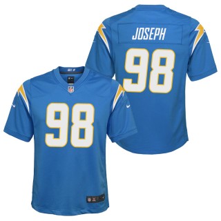 Youth Los Angeles Chargers Linval Joseph Powder Blue Game Jersey