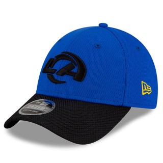 Youth Los Angeles Rams Black Royal 2021 NFL Sideline Home 9FORTY Adjustable Hat