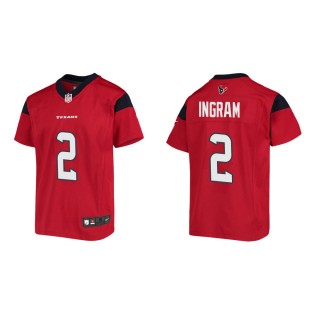 Youth Houston Texans Mark Ingram #2 Red Game Jersey
