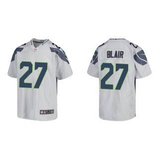 Youth Seattle Seahawks Marquise Blair #27 Gray Game Jersey
