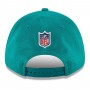 Youth Miami Dolphins Aqua 2021 NFL Sideline Home 9FORTY Adjustable Hat
