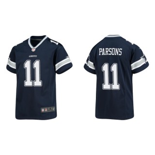 Youth Dallas Cowboys Micah Parsons #11 Navy Game Jersey