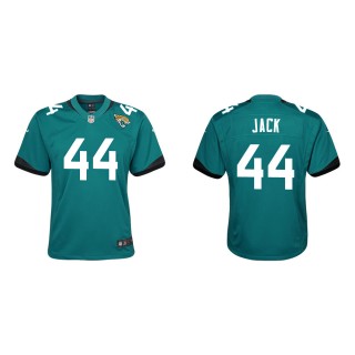 Youth Jacksonville Jaguars Myles Jack #44 Teal Game Jersey