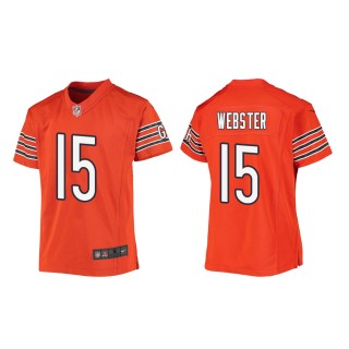 Youth Chicago Bears Nsimba Webster #15 Orange Game Jersey