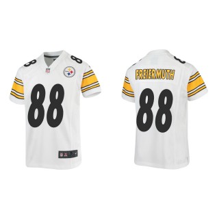 Youth Pittsburgh Steelers Pat Freiermuth #88 White Game Jersey