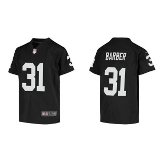 Youth Las Vegas Raiders Peyton Barber #31 Black Game Jersey