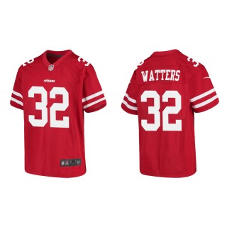 Youth San Francisco 49ers Ricky Watters #32 Red Game Jersey