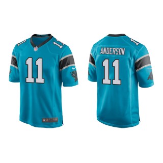 Youth Carolina Panthers Robby Anderson #11 Blue Game Jersey