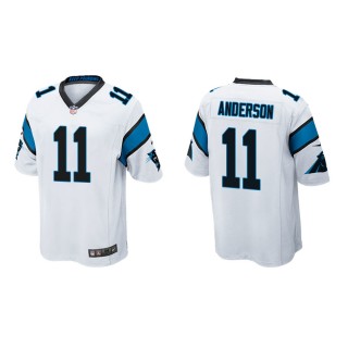 Youth Carolina Panthers Robby Anderson #11 White Game Jersey