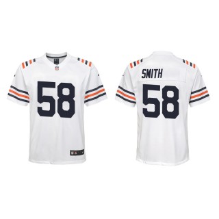 Youth Chicago Bears Roquan Smith #58 White Classic Game Jersey