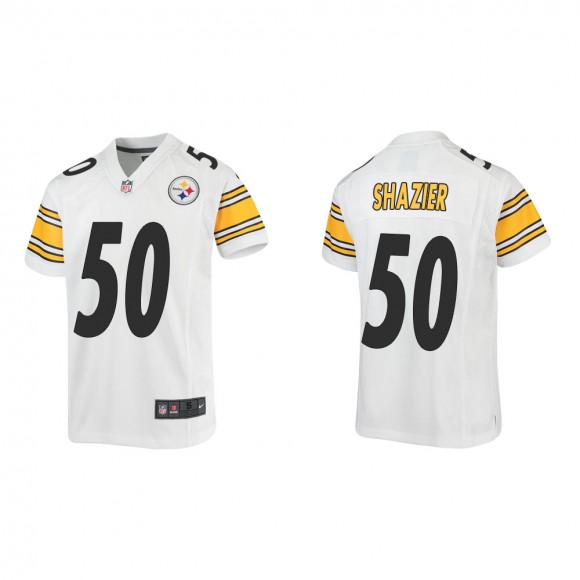 Youth Pittsburgh Steelers Ryan Shazier #50 White Game Jersey