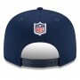 Youth Seattle Seahawks College Navy Black 2021 NFL Sideline Road 9FIFTY Snapback Hat