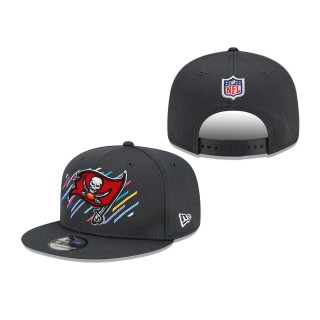 Youth Buccaneers Charcoal 2021 NFL Crucial Catch 9FIFTY Snapback Adjustable Hat