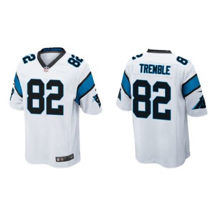Youth Carolina Panthers Tommy Tremble #82 White Game Jersey