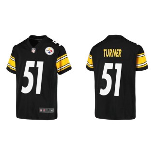Youth Pittsburgh Steelers Trai Turner #51 Black Game Jersey