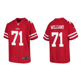 Youth San Francisco 49ers Trent Williams #71 Red Game Jersey