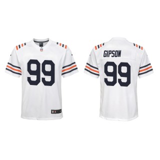 Youth Chicago Bears Trevis Gipson #99 White Classic Game Jersey