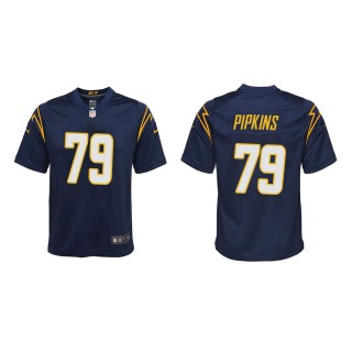 Youth Los Angeles Chargers Trey Pipkins #79 Navy Game Jersey
