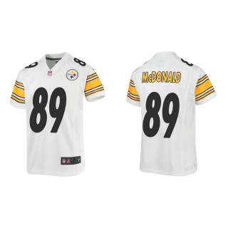 Youth Pittsburgh Steelers Vance McDonald #89 White Game Jersey